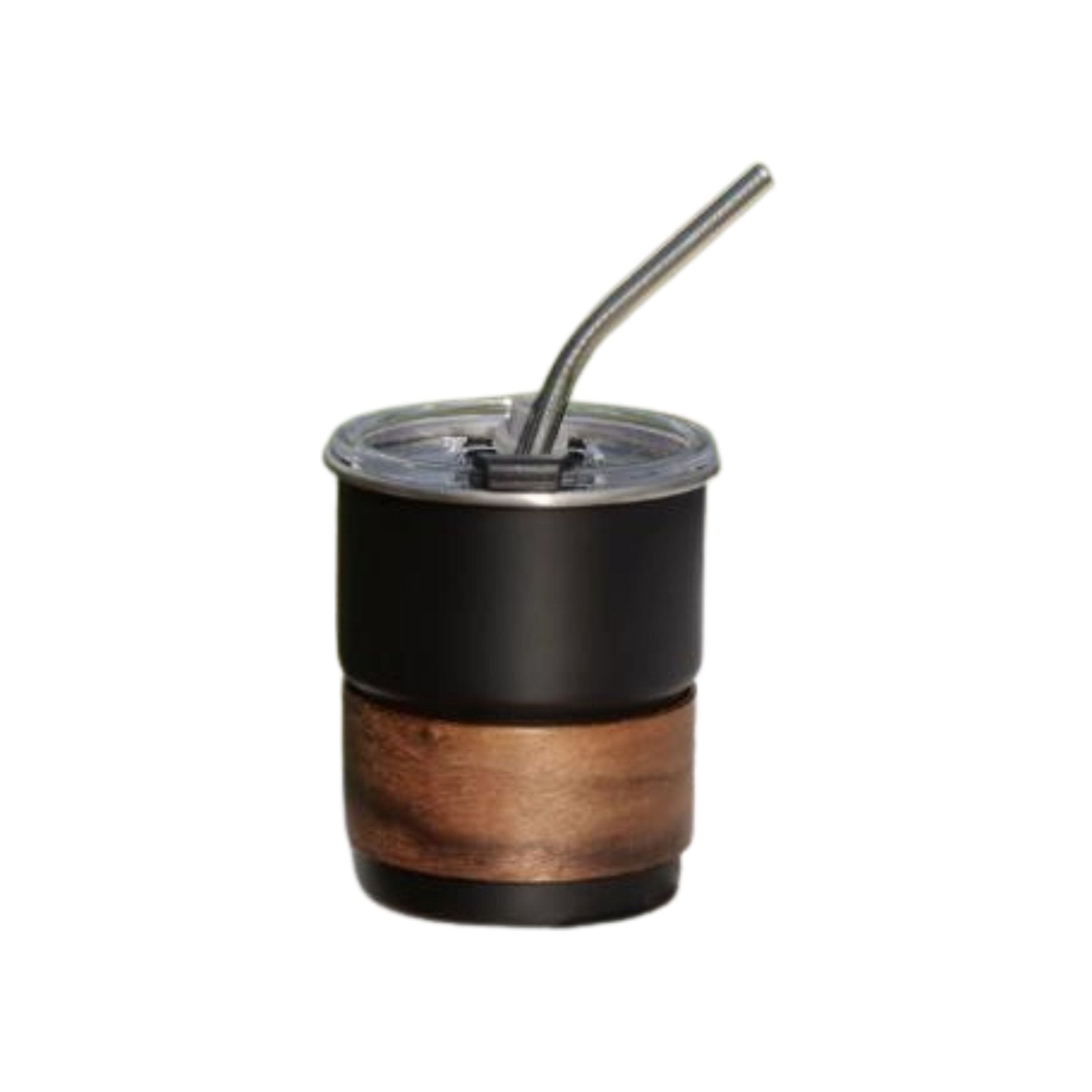 Stainless Steel Coffee Tumbler with Straw & Lid 300ml