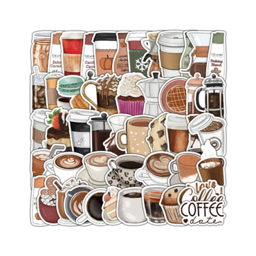 Sticker Coffee - 50pc