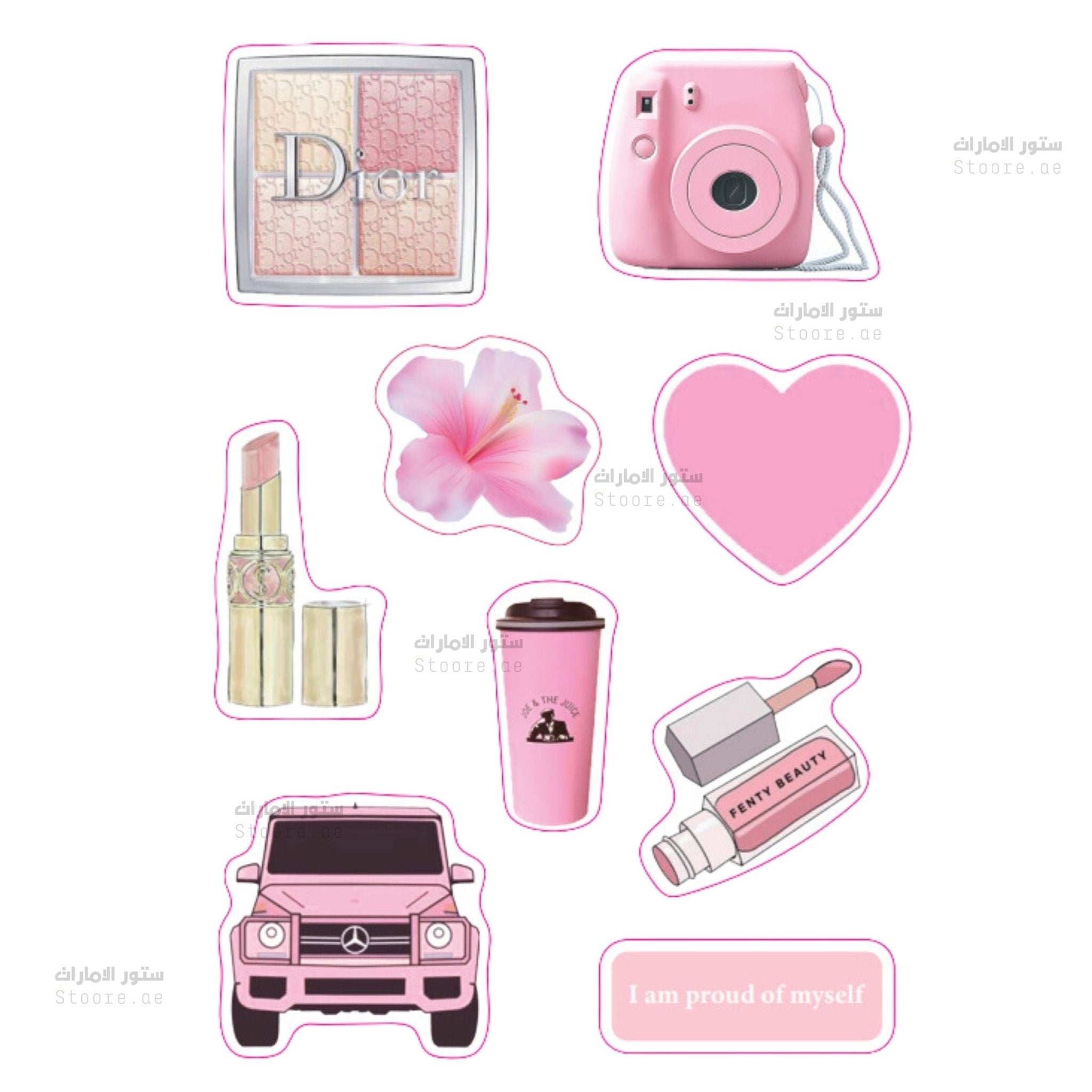 Sticker Pack 3D 60 - 9pcs