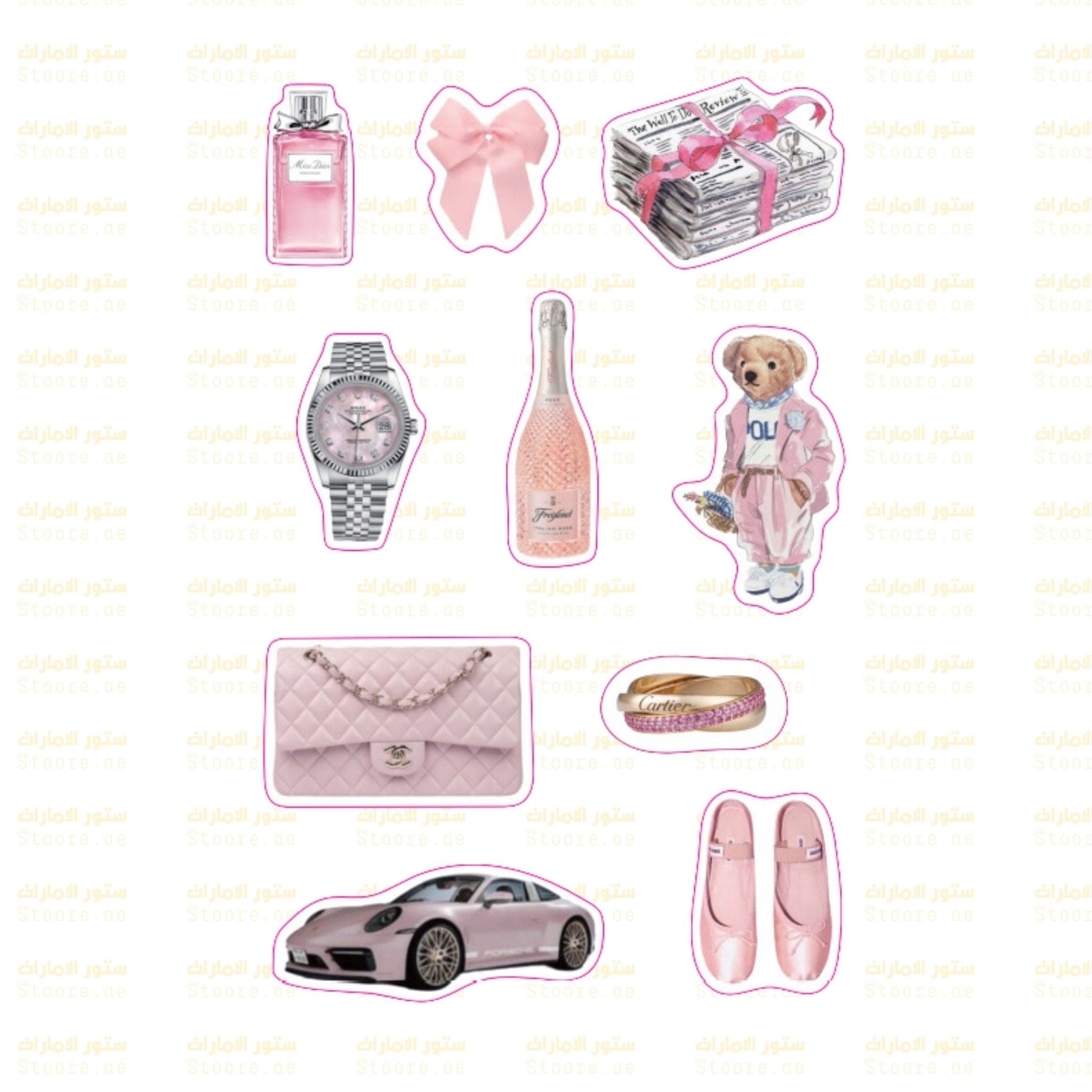 Sticker Pack 3D 61 - 10pcs