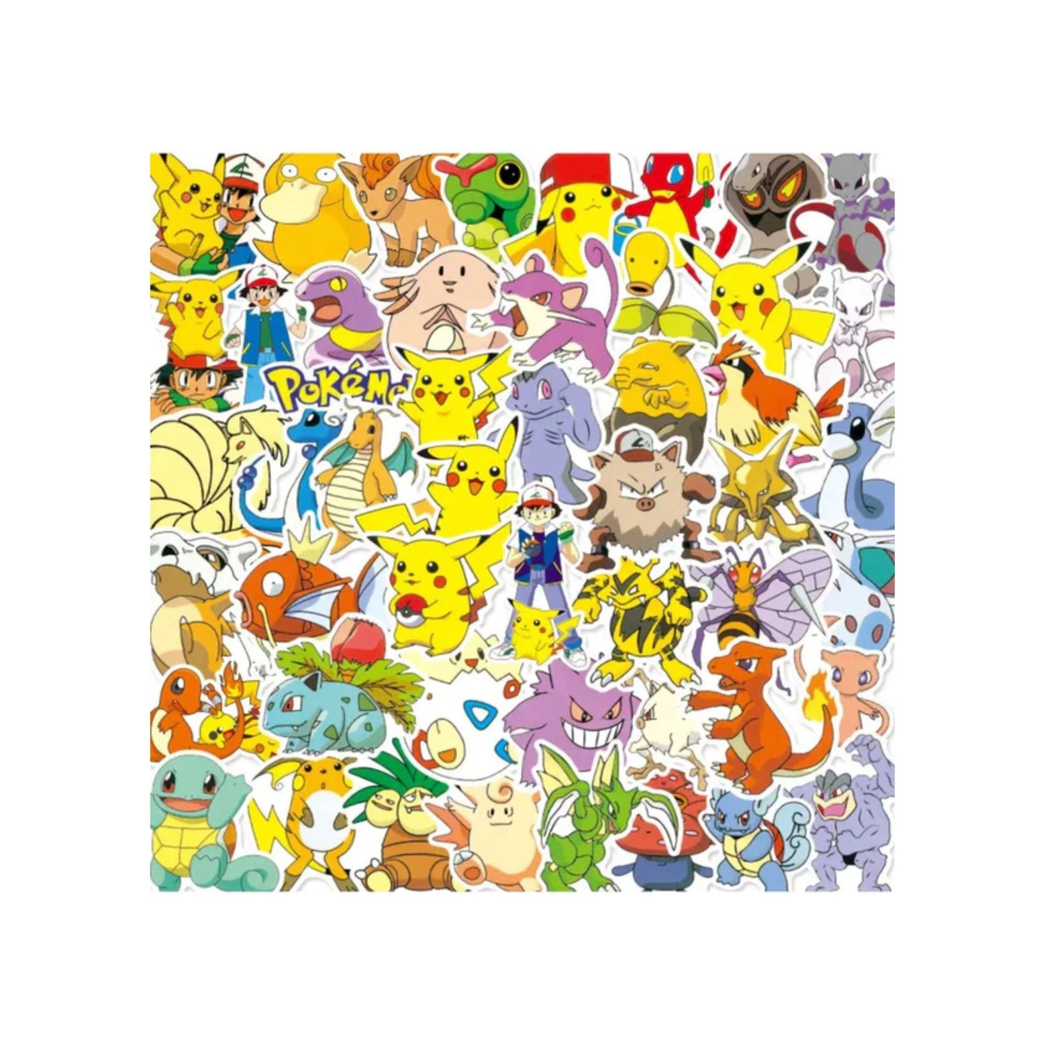 Sticker Pokemon - 50pc