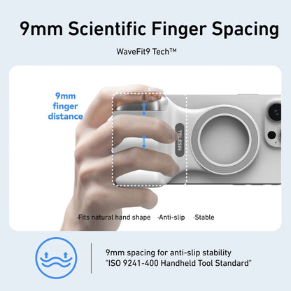 TELESIN Fun Shot Magnetic Grip For Phone - White