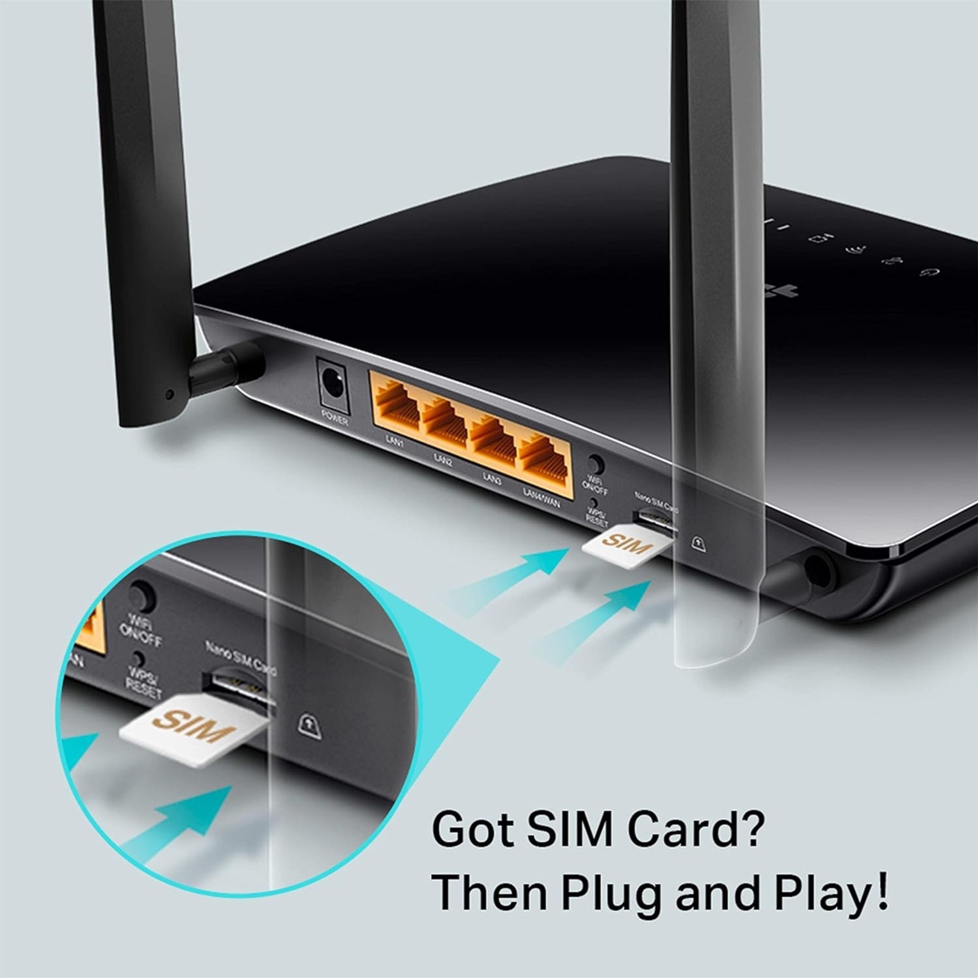 TP-Link AC750 Dual Band Wi-Fi 4G LTE Router - Black