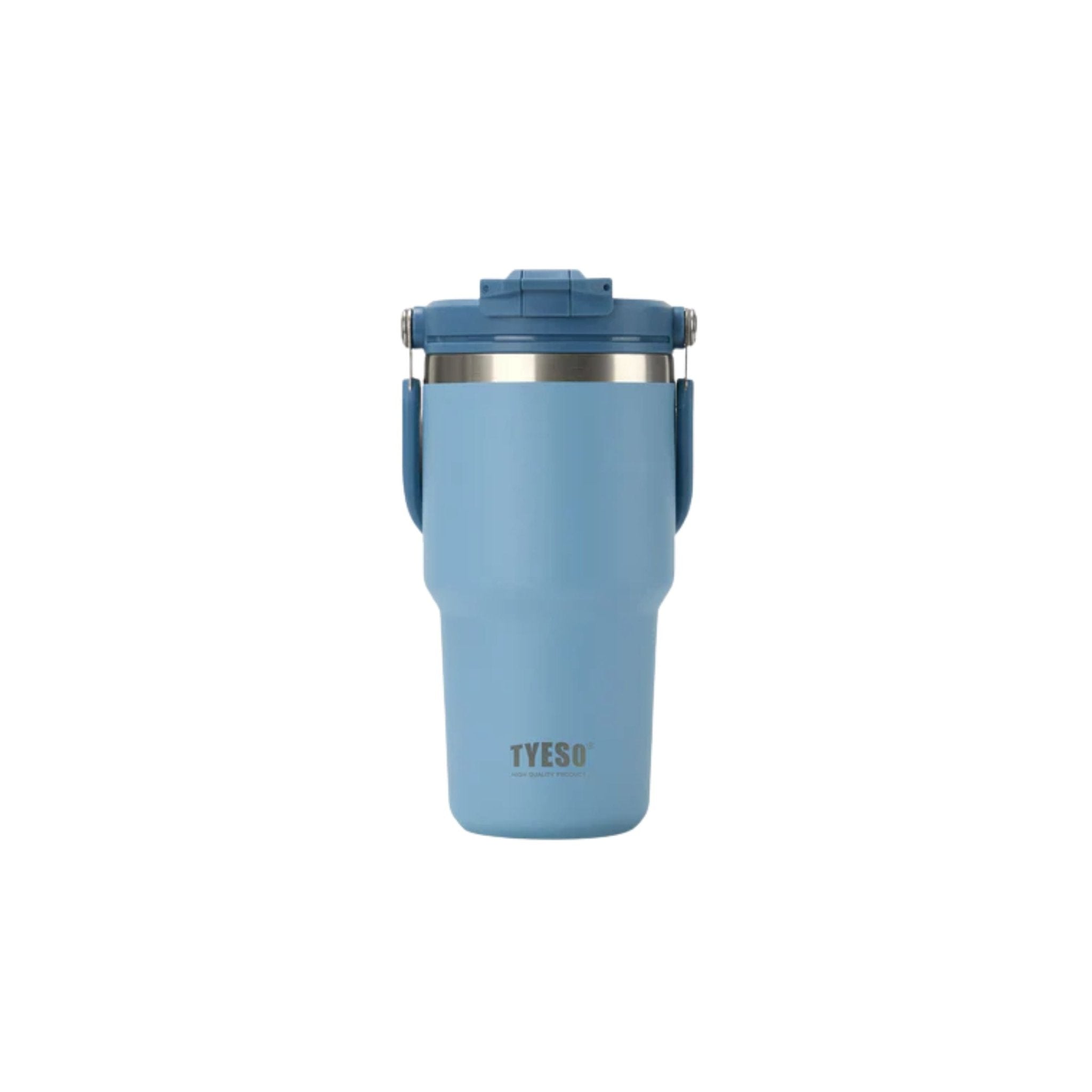 TYESO Vacuum Insulated Tumbler Hot and Cold 600ml Bottle - Blue