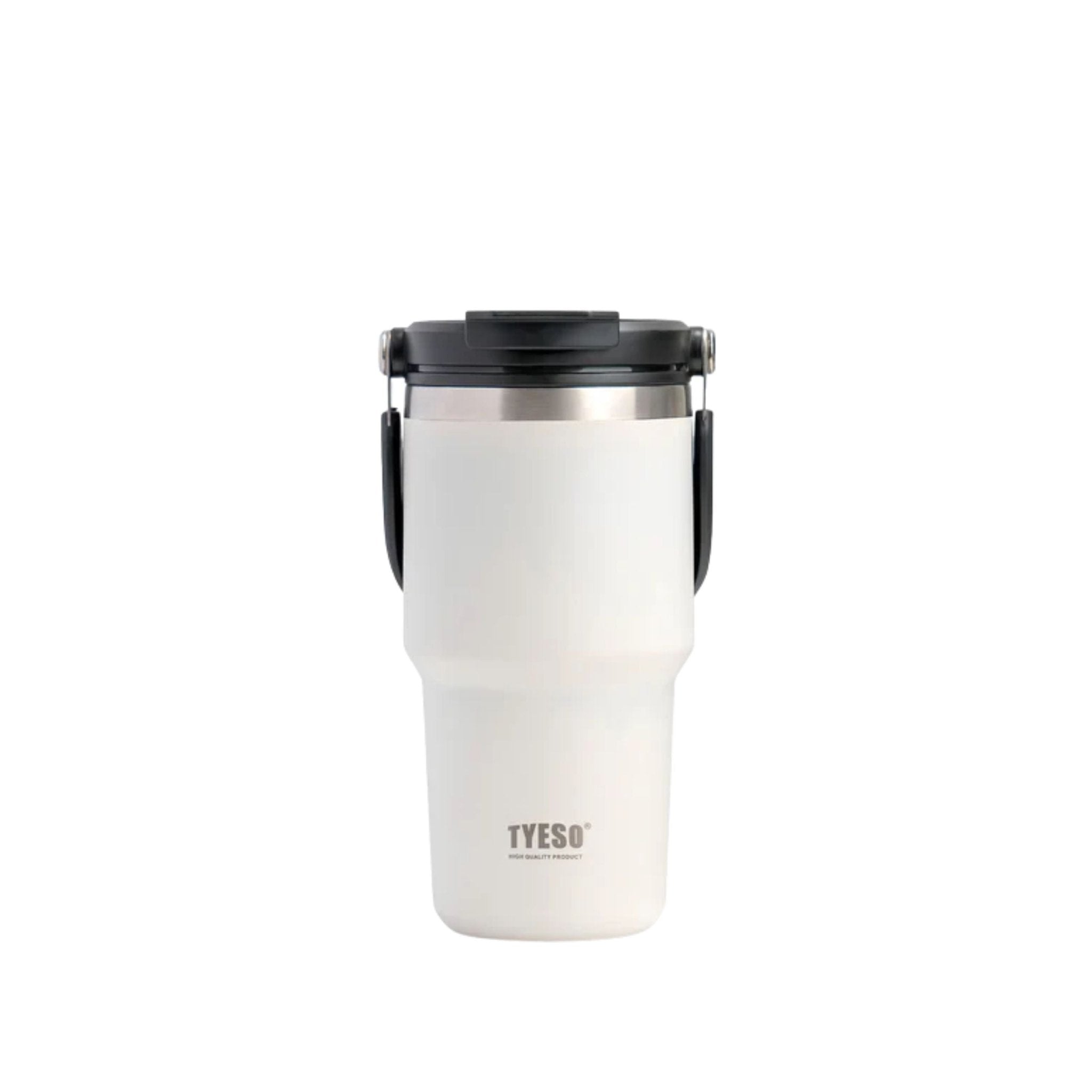 TYESO Vacuum Insulated Tumbler Hot and Cold 600ml Bottle - White