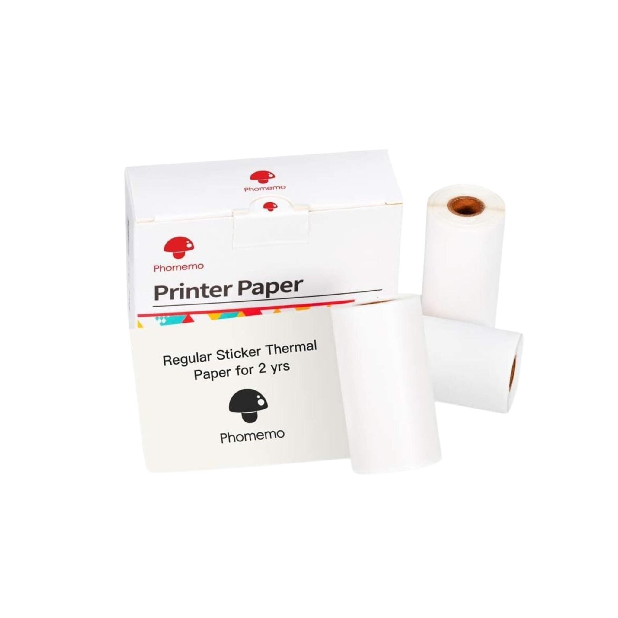 Thermal Paper Roll 50*3.5mm Printing sticker for Phomemo M02 & M02 Pro & M02S & M03 thermal printer | 3 Rolls