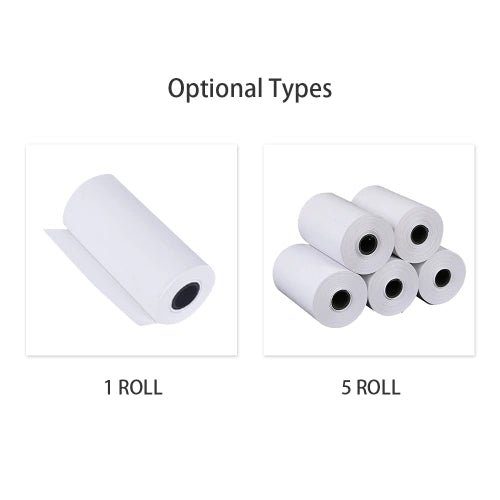 Thermal Paper Roll 57*30mm Printing Papers for Portable Mini Photo Thermal Printer 5 Rolls