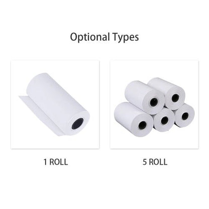 Thermal Paper Roll 57*30mm Printing Papers for Portable Mini Photo Thermal Printer 5 Rolls