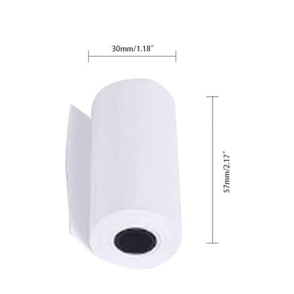 Thermal Paper Roll 57*30mm Printing Papers for Portable Mini Photo Thermal Printer 5 Rolls