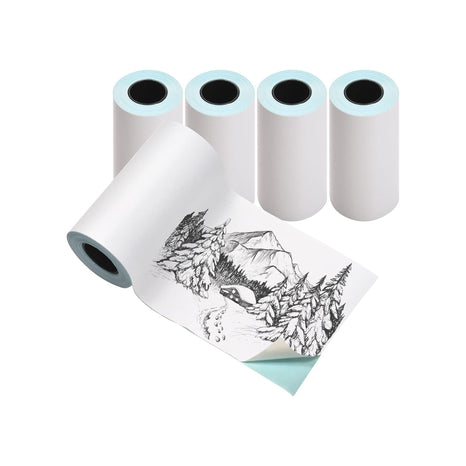 Thermal Paper Roll 57*30mm Printing sticker for Portable Mini Photo Thermal Printer 5 Rolls