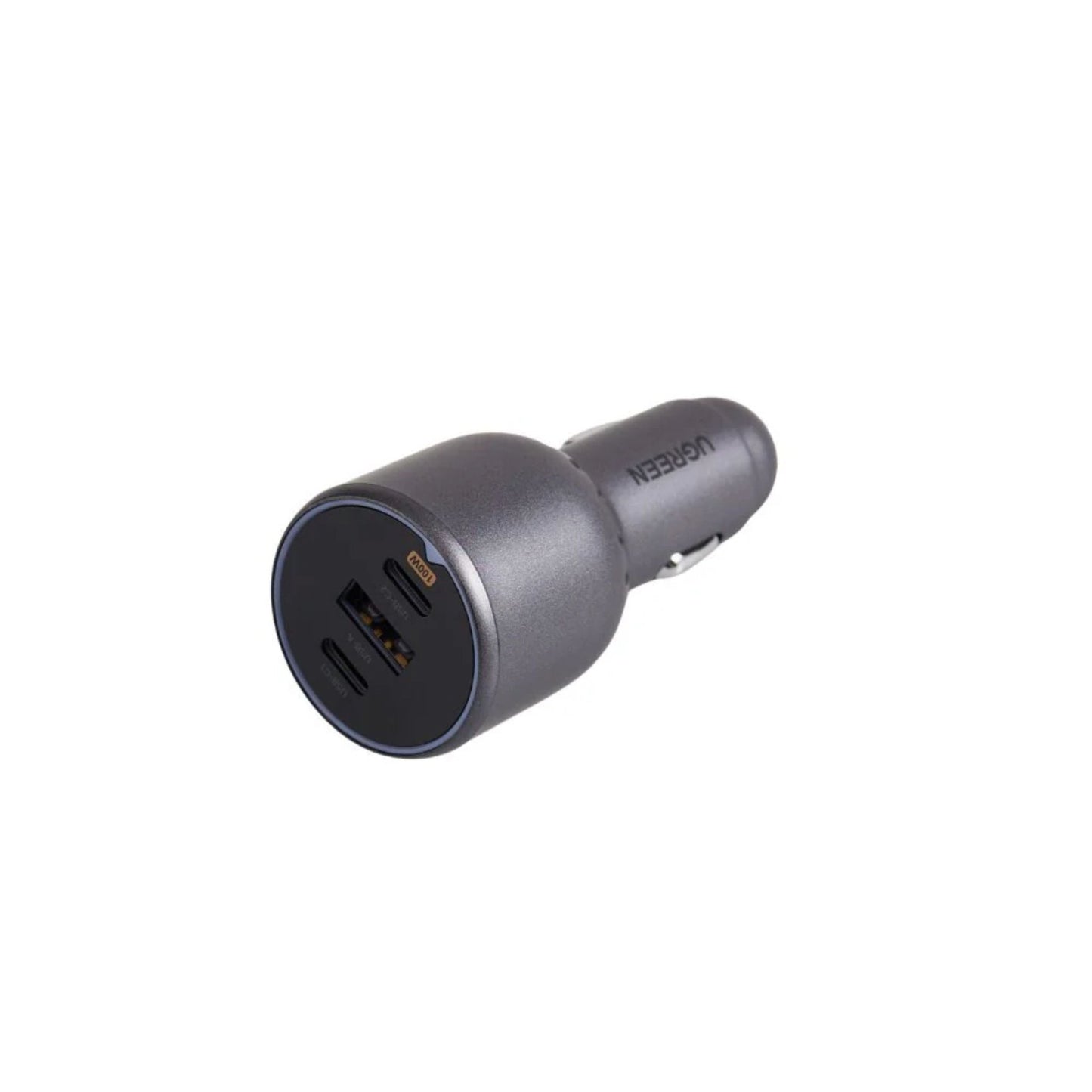 UGREEN 130W 3-Port Fast Car Charger with 100W Cable - Black