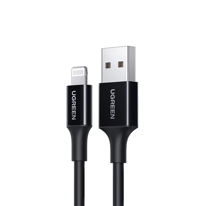 UGREEN 2.4A USB-A to Lightning PD Fast Charging Cable 2m - Black