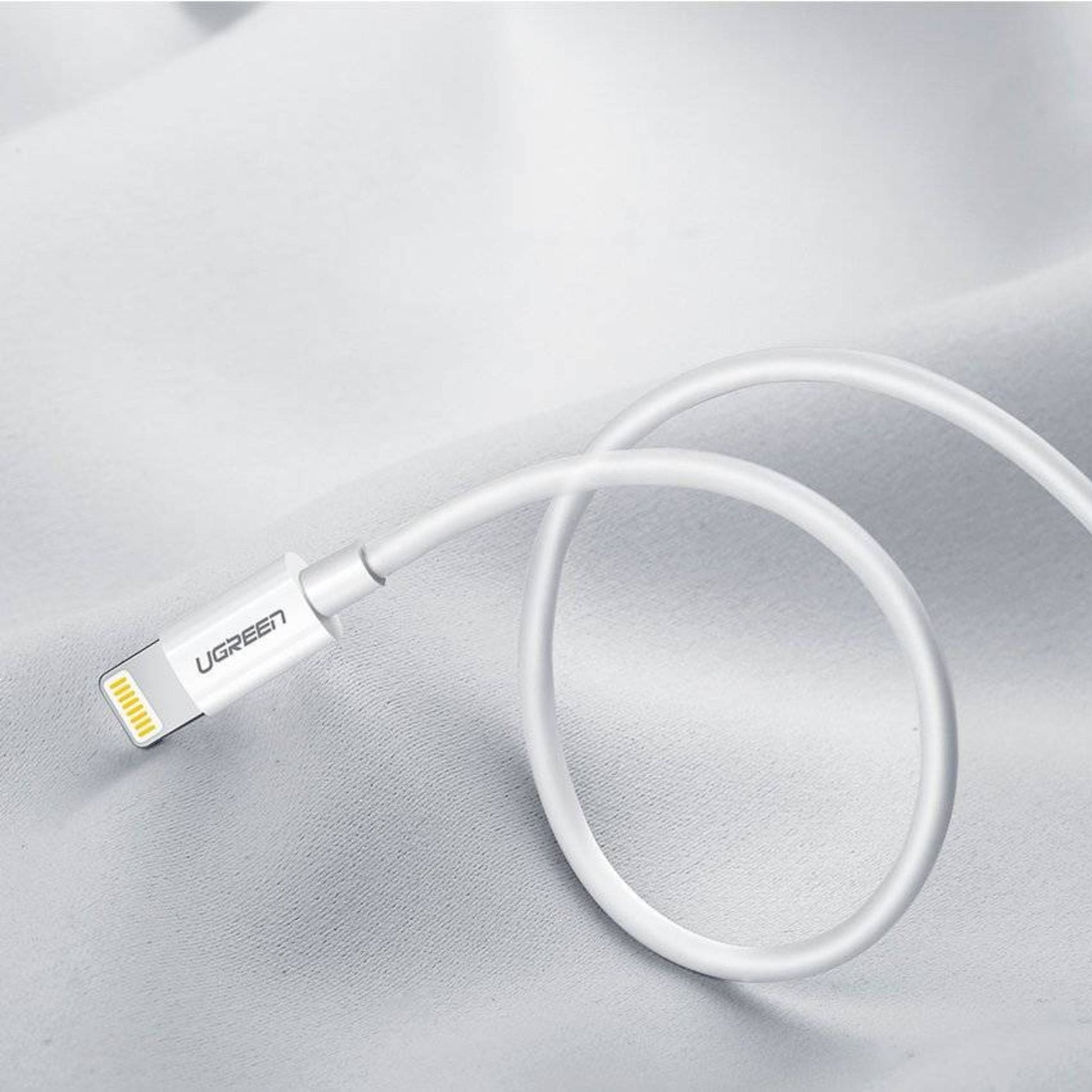 UGREEN 2.4A USB-A to Lightning PD Fast Charging Cable 1m - White