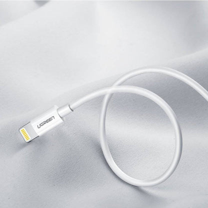 UGREEN 2.4A USB-A to Lightning PD Fast Charging Cable 1m - White