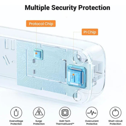 UGREEN 30W 3AC Power Strip Master Switch-CD286 - White