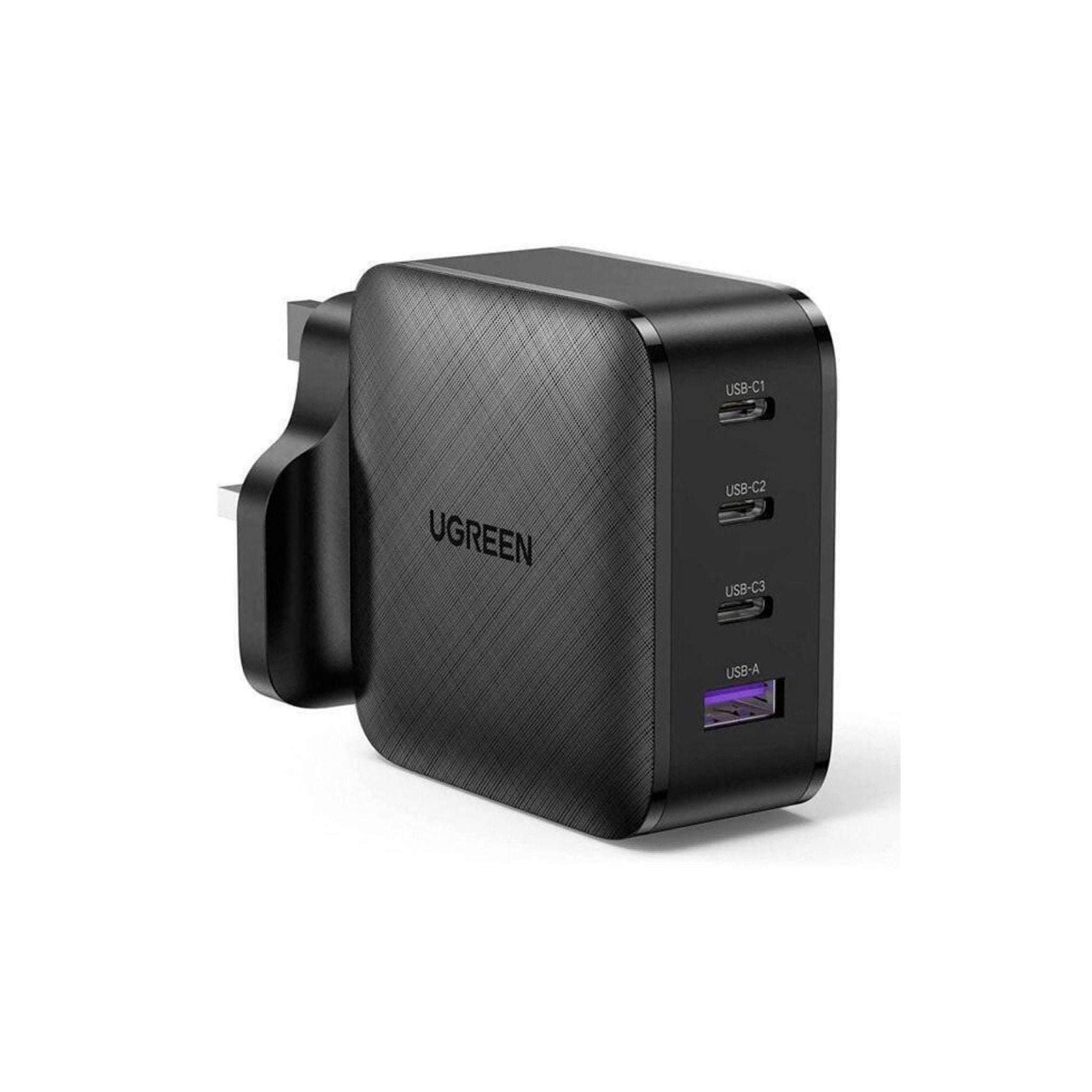 UGREEN 65W 4-Port PD GaN Fast Charger UK - Black