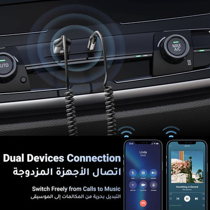 UGREEN Car Bluetooth Audio Receiver - Grey