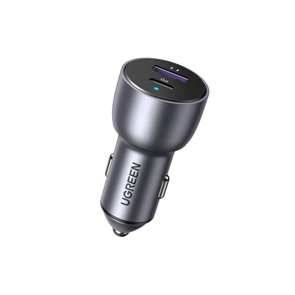 UGREEN Fast car Charger 63W 2-port USB-C/USB-A - Gray 