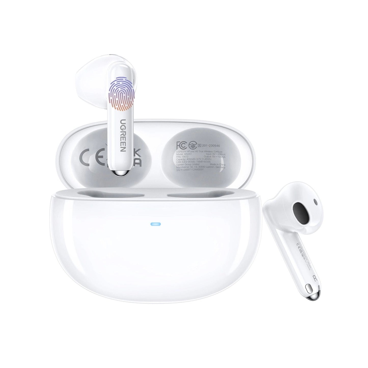 UGREEN HiTune H5 True Wireless Earbuds (26hrs) - White