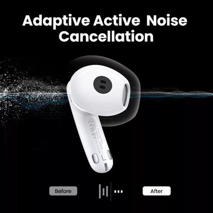 UGREEN HiTune H6 Pro Hybrid ANC Earbuds (30hrs) - White