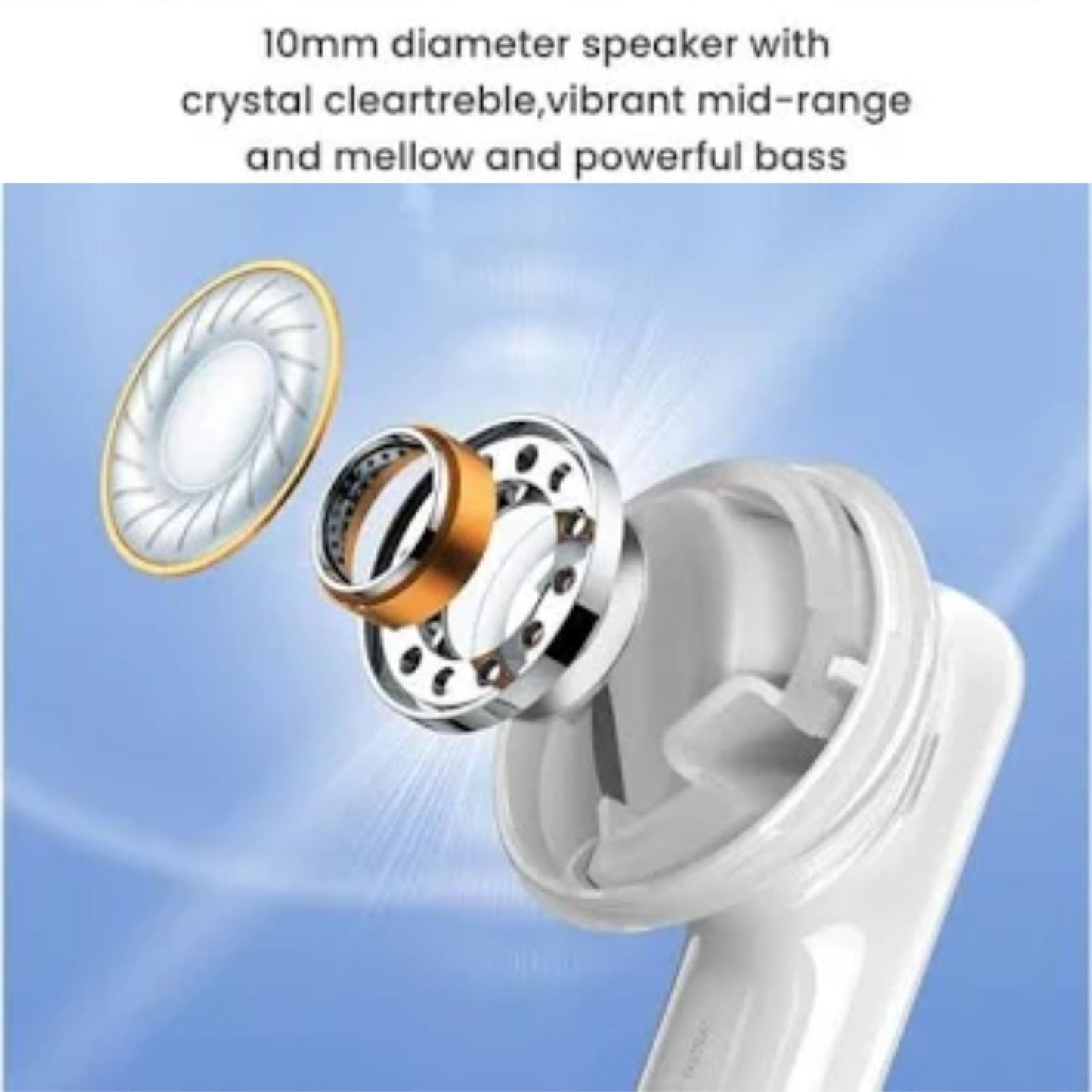 UGREEN HiTune T6 ANC TWS Wireless Earbuds (30hrs) - White