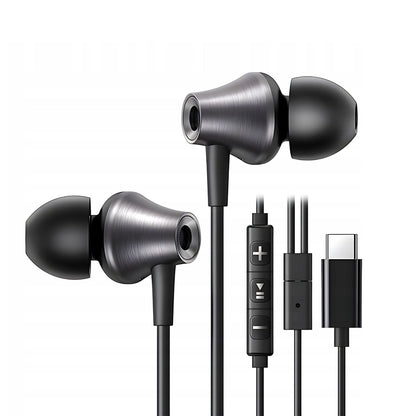 UGREEN In-Ear Wired Earphones With USB-C Connector - Black