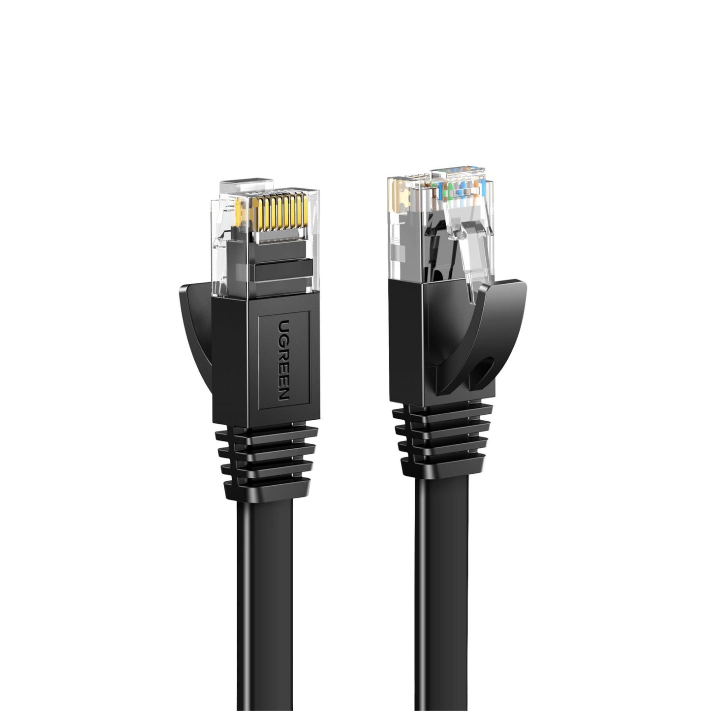 UGREEN NW102 Cat6 U/UTP Flat Ethernet Cable 2m – Black