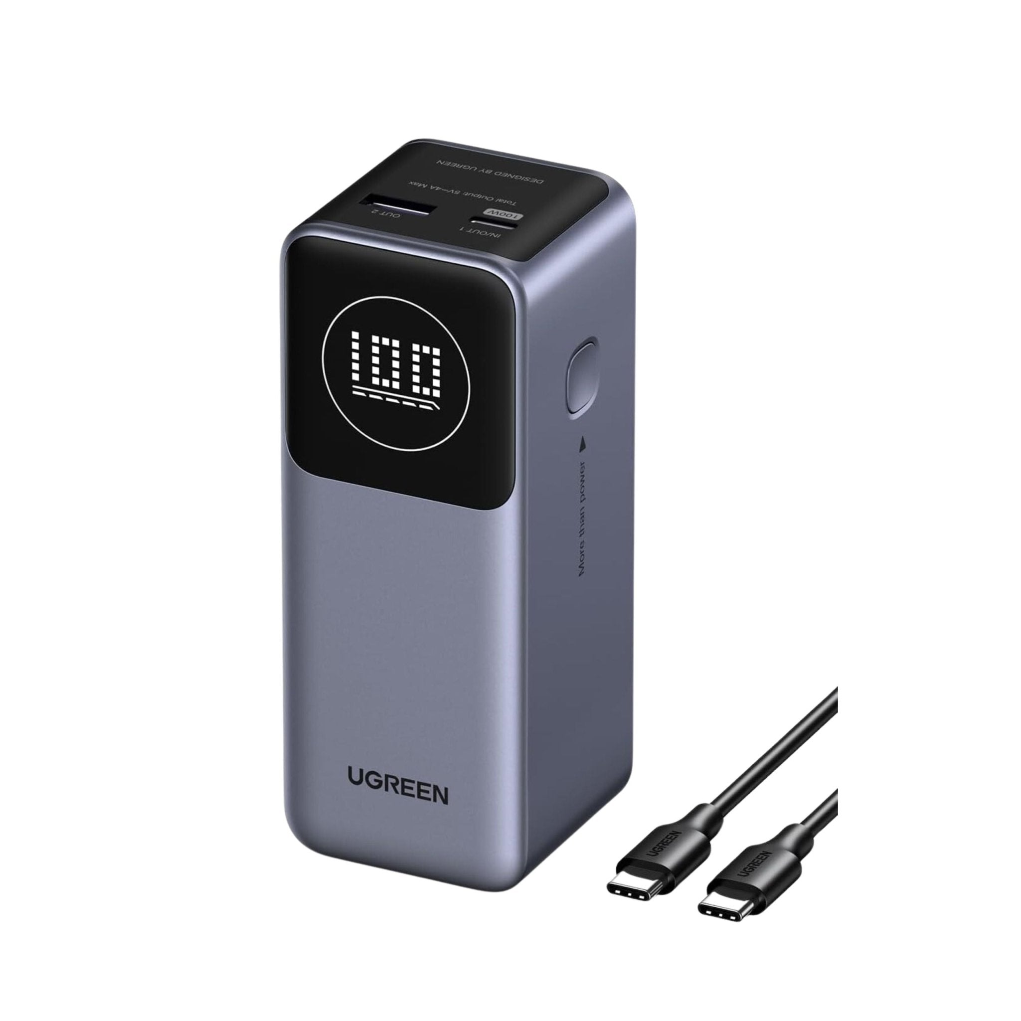 UGREEN Nexode PD 100W Fast Charging Power Bank 12,000mAh - Black