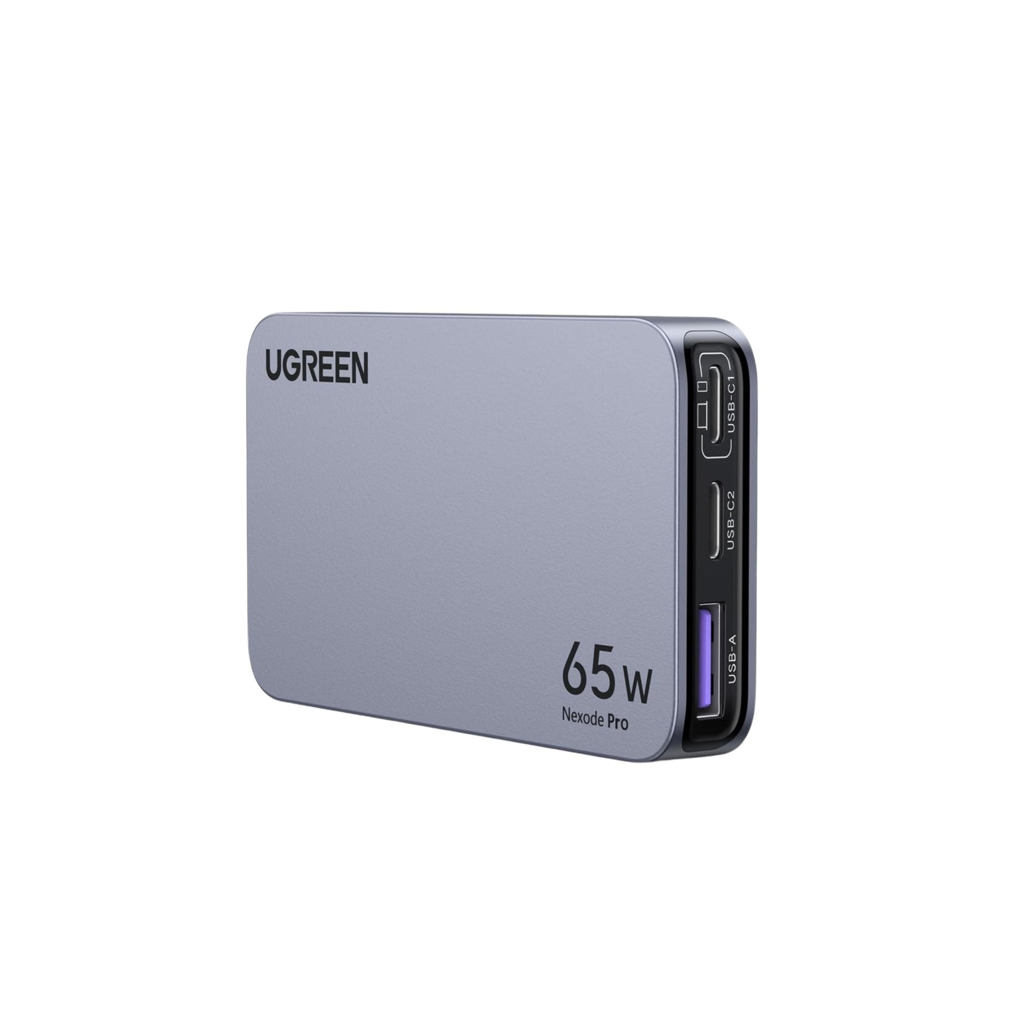 UGREEN Nexode Pro 65W 3-Port GaN Ultra-Slim Fast Charger US/UK/EU Plugs - Grey