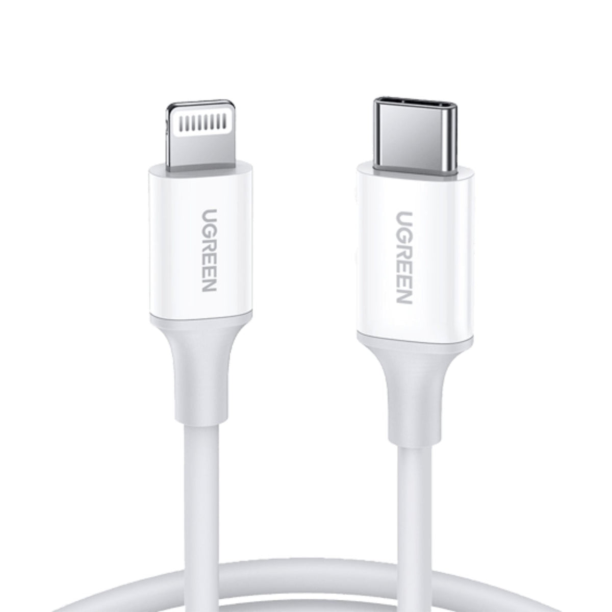 UGREEN USB-C to Lightning Cable, 20W, 1m - White