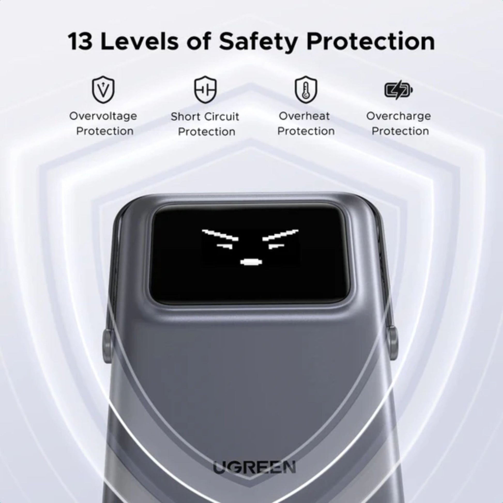 UGREEN Uno 20W Magnetic Wireless Power Bank 5000mAh Built-In Stand