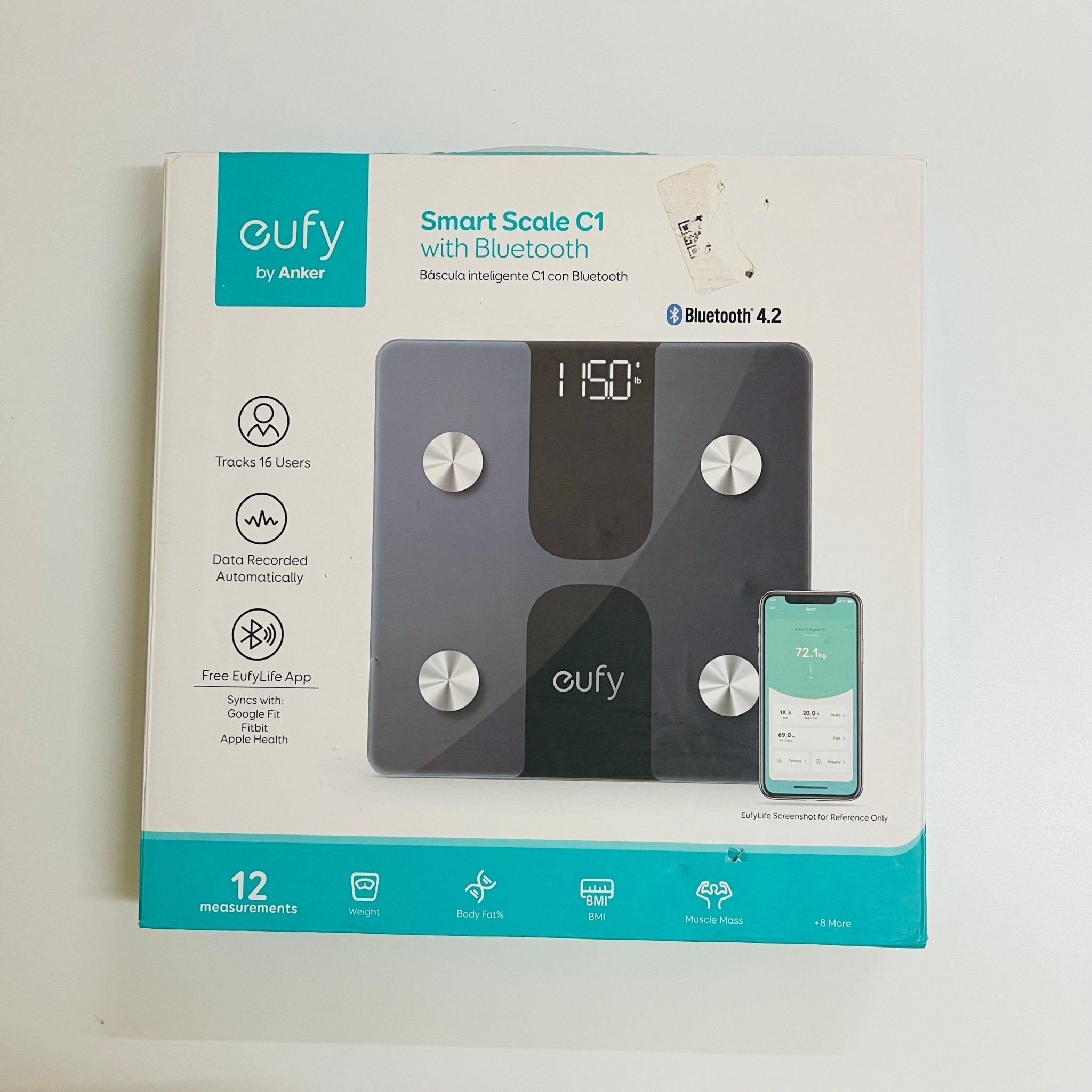 Used - Anker Eufy Smart Scale C1 With Fitness
