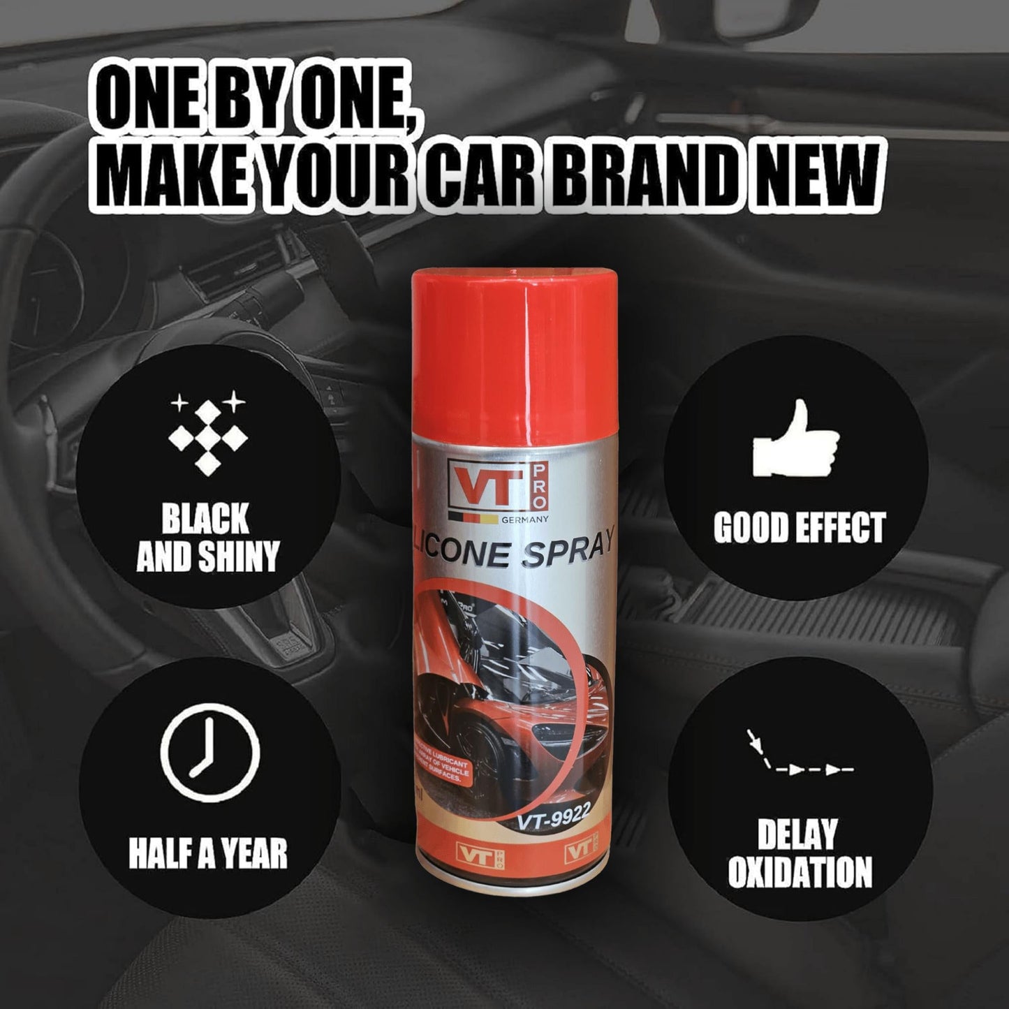 VT Pro Silicone Spray 450ml VT-9923
