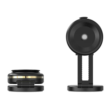 Vacuum Adsorption Rechargeable Car Mount Holder 360 Degree Rotating - Black