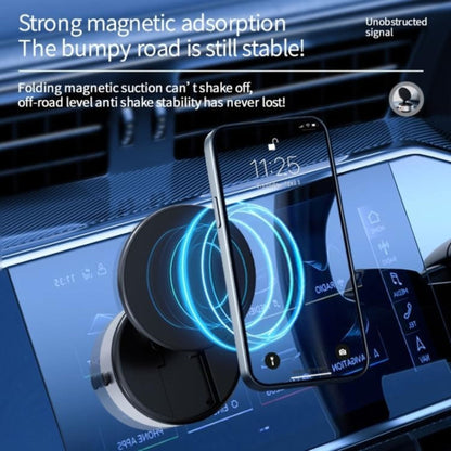 Vacuum Double Sided Adsorption Magnetic Rechargeable Phone Holder X10Q/X10QP - Black