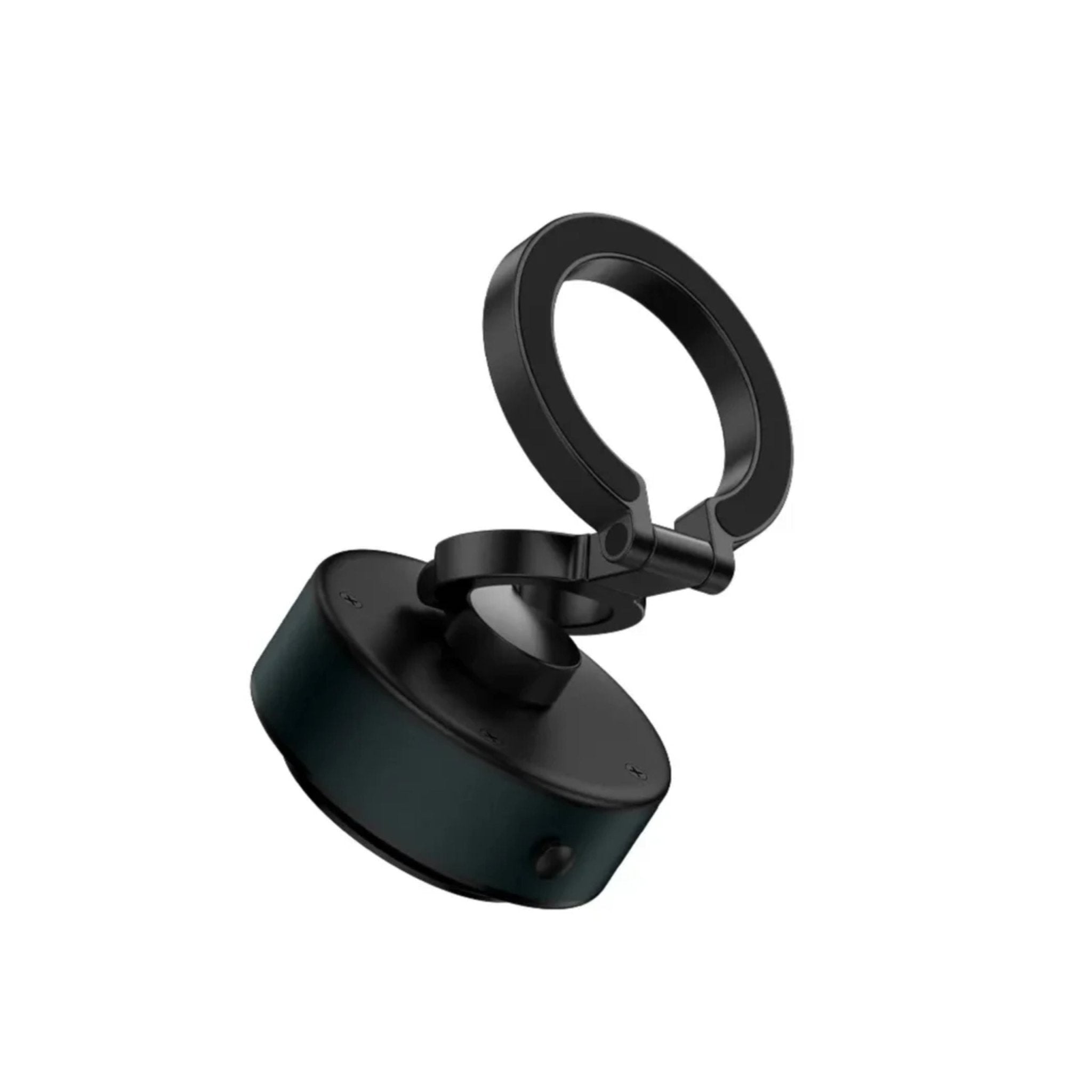 Vacuum Double Sided Electric Adsorption & Magnetic Phone Stand D1 - Black