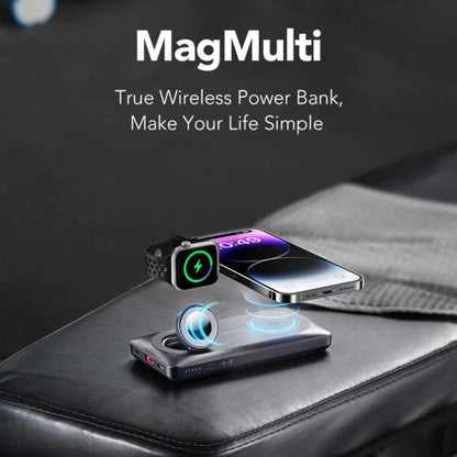Veger Dual Wireless PD Fast Power bank 10000mah VP-1156 - Black