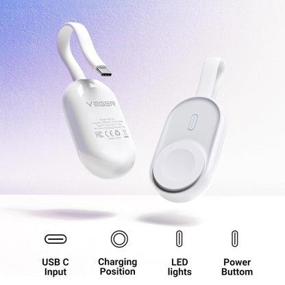 Veger Portable Charger for Apple Watch 1500mAH VP-0102