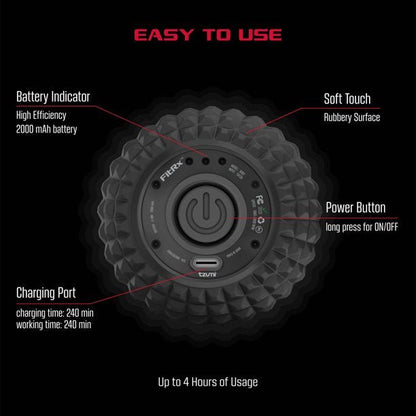 VibraRoller Vibrating Roller Safe And Effective Pain Relief