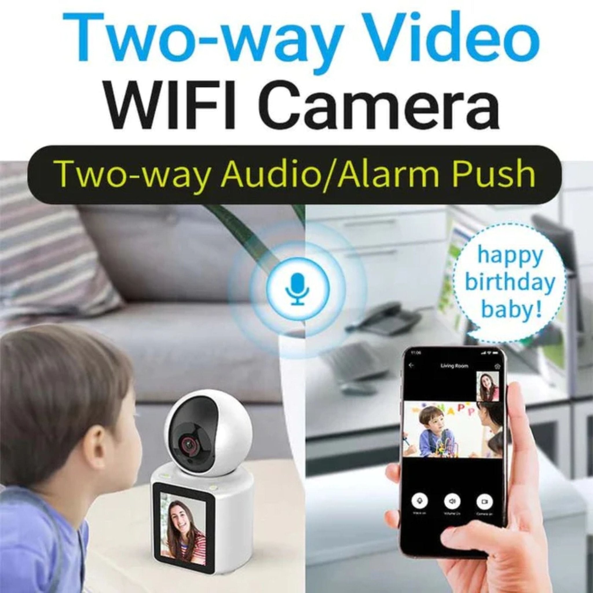 Video Calling Smart Wifi Camera C31 - White