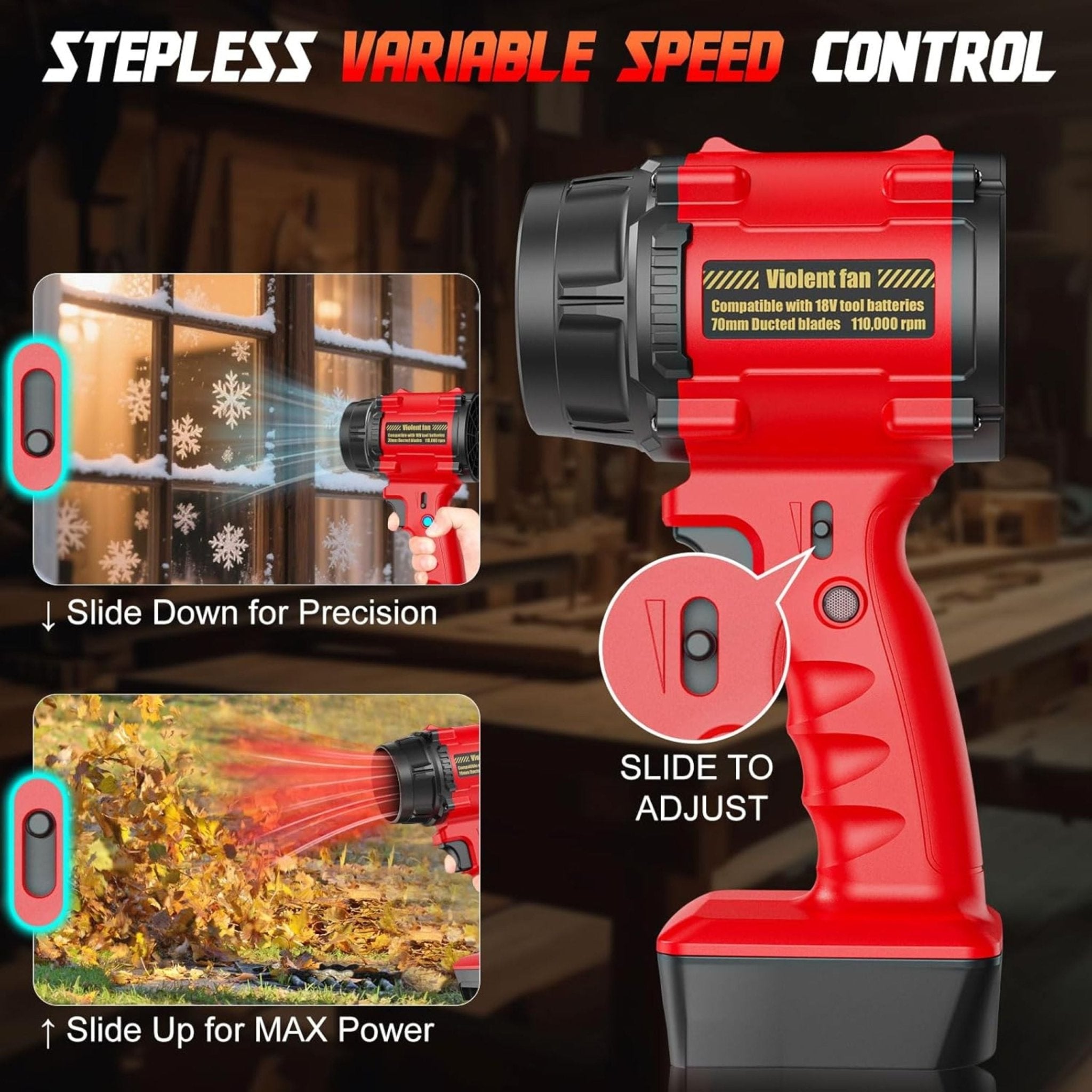 Violent Fan Air Blower Turbo Jet Fan F018