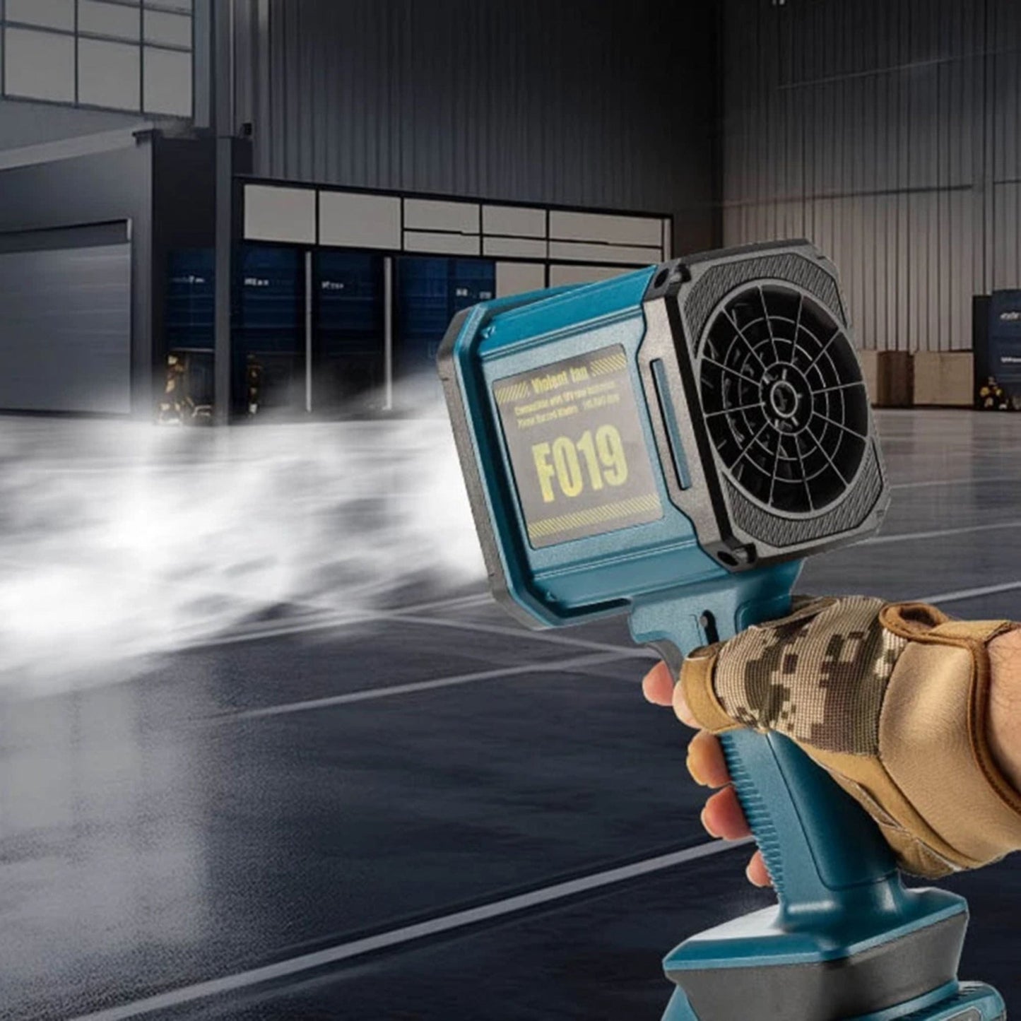 Violent Fan Air Blower Turbo Jet Fan F019 - Blue