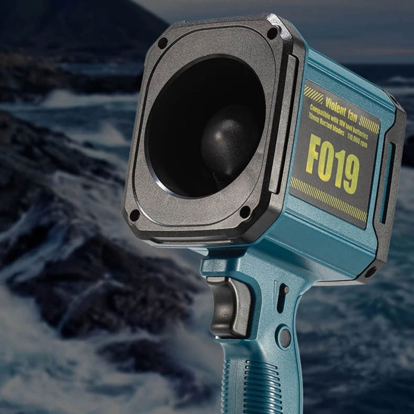 Violent Fan Air Blower Turbo Jet Fan F019 - Blue