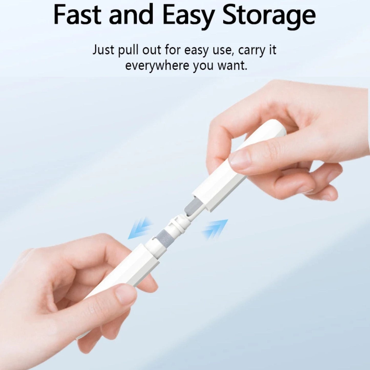 Vyvylabs Carving TWS Earphones Cleaning Brush - White