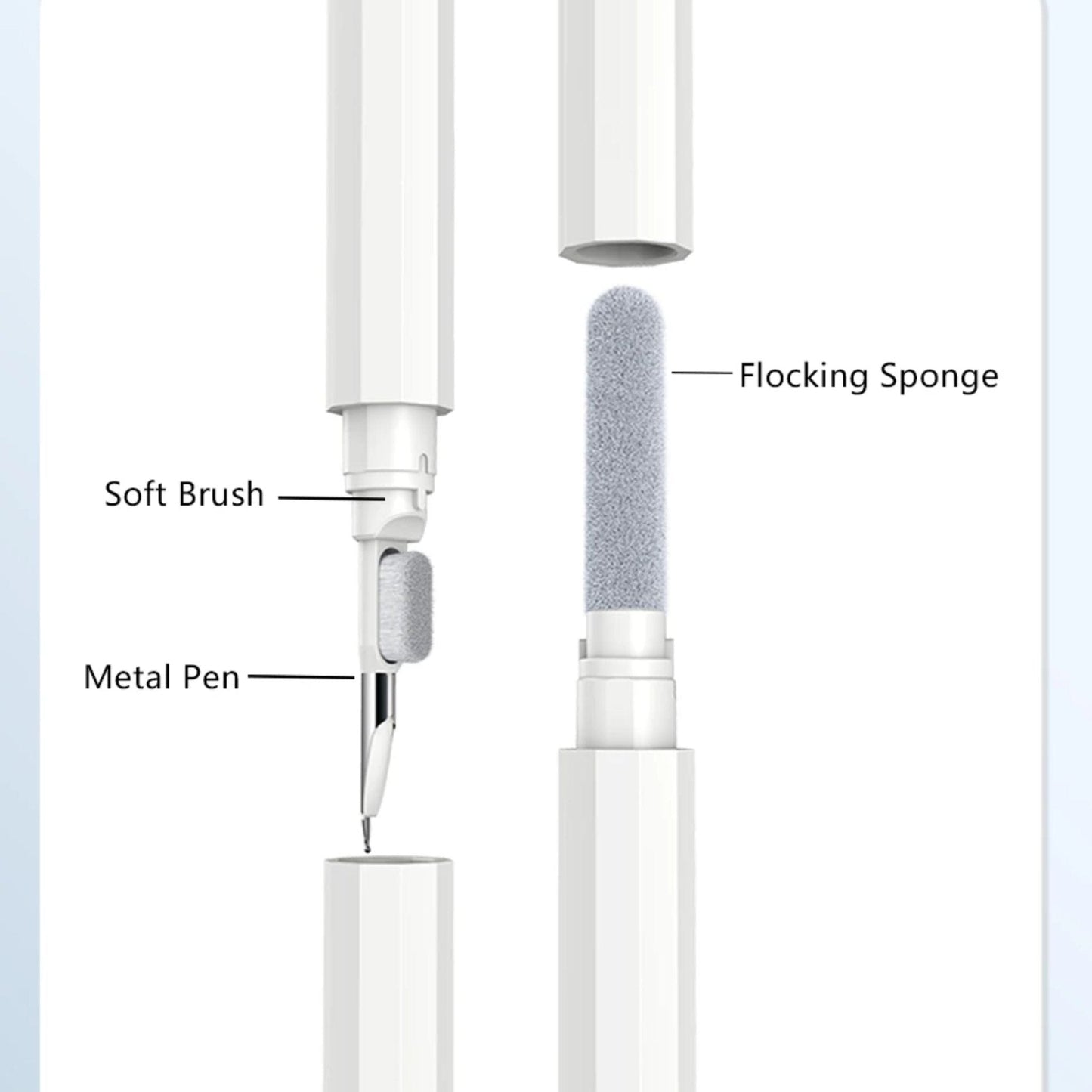 Vyvylabs Carving TWS Earphones Cleaning Brush - White