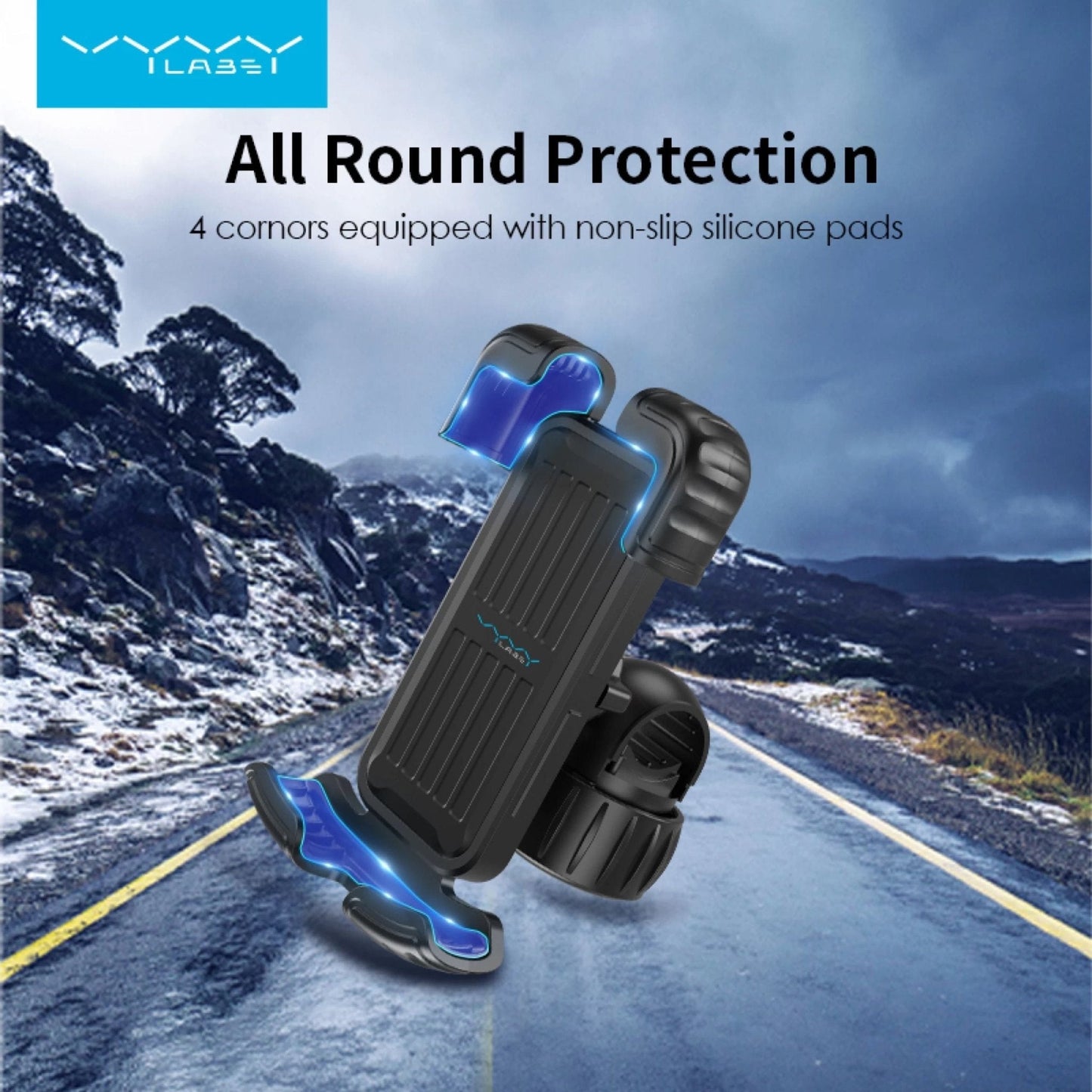 Vyvylabs Knight Cycling Holder (for Bicycle and Motorcycle) - Black