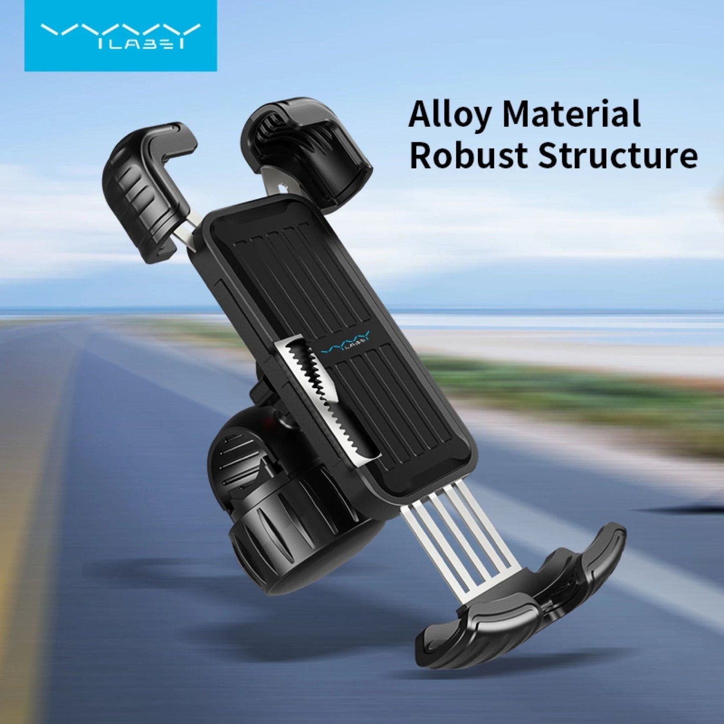 Vyvylabs Knight Cycling Holder (for Bicycle and Motorcycle) - Black