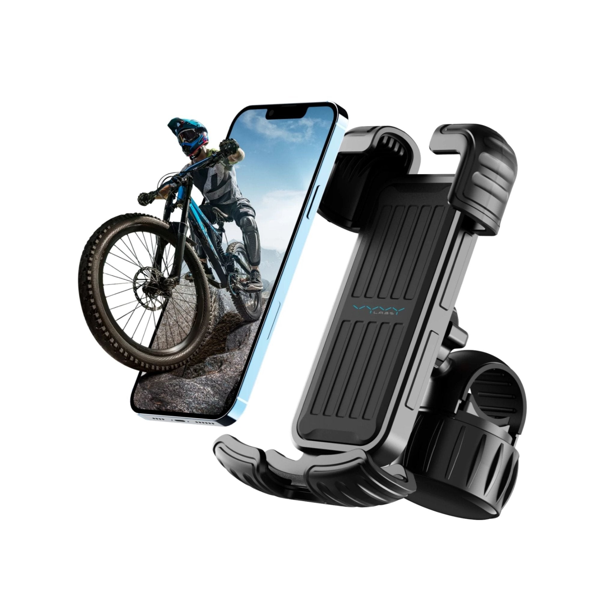 Vyvylabs Knight Cycling Holder (for Bicycle and Motorcycle) - Black
