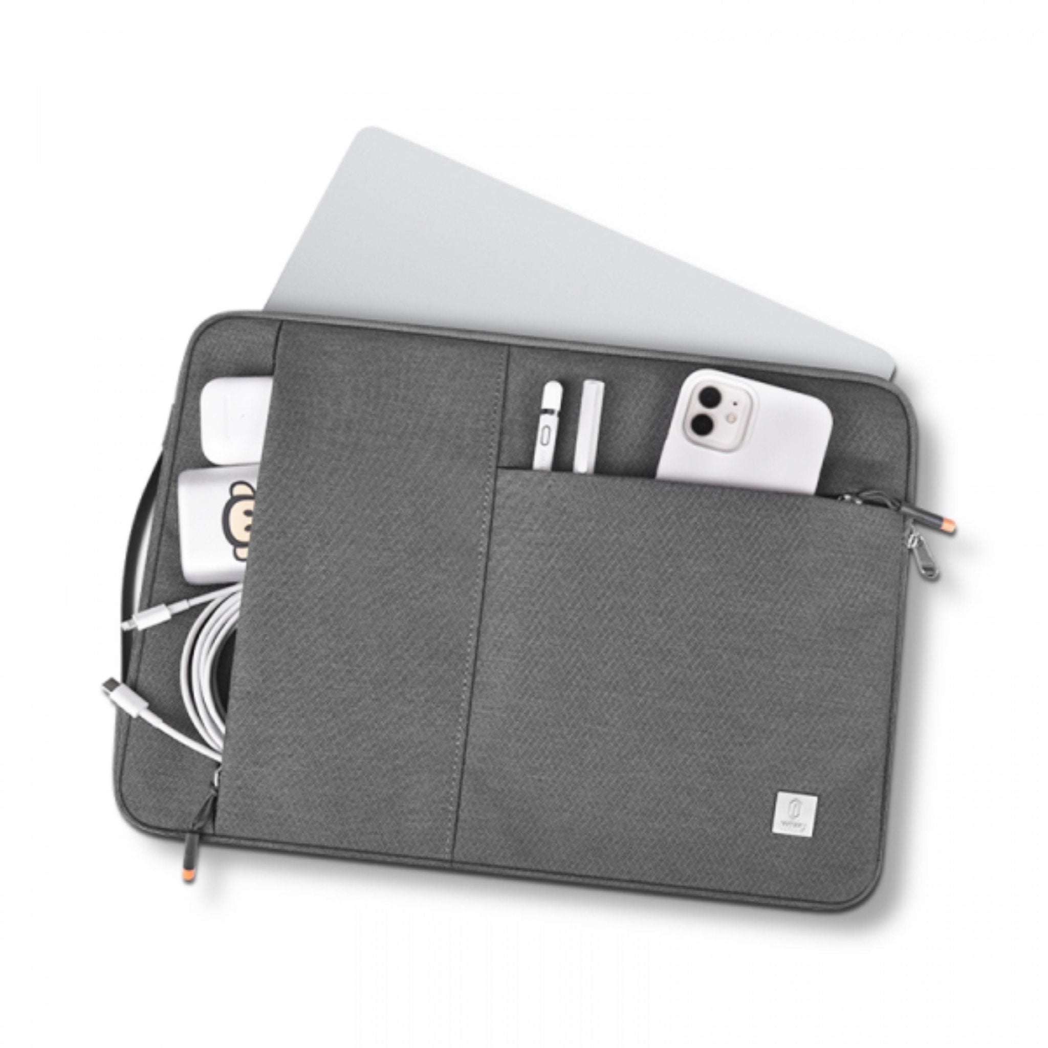 WIWU Alpha Slim Sleeve 15.6" Laptop Bag - Gray