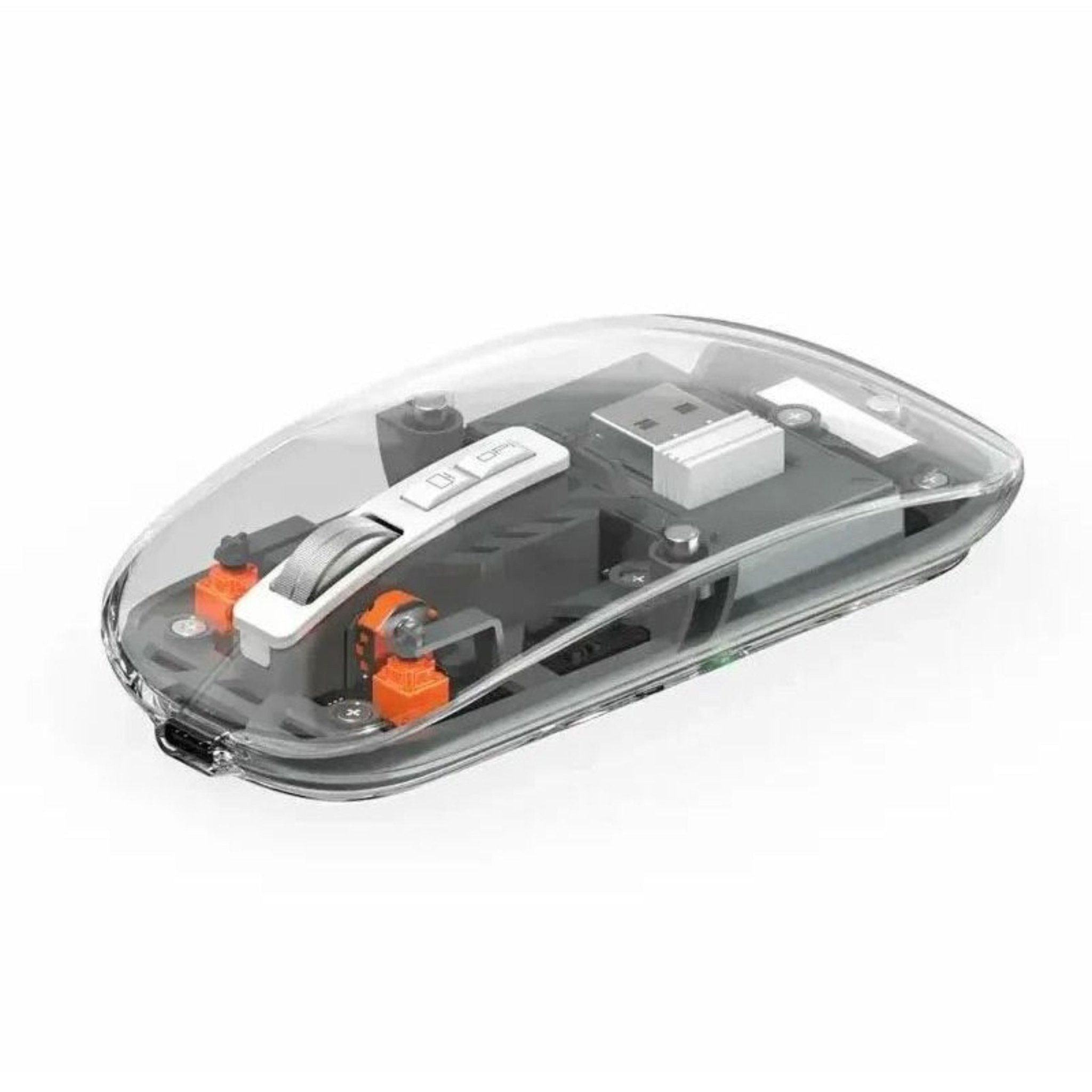 WIWU Crystal Dual Mode Magnetic Wireles Mouse - Grey